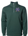 3/4 Zip Attack on Titan Flowers Crew Neck Sweater