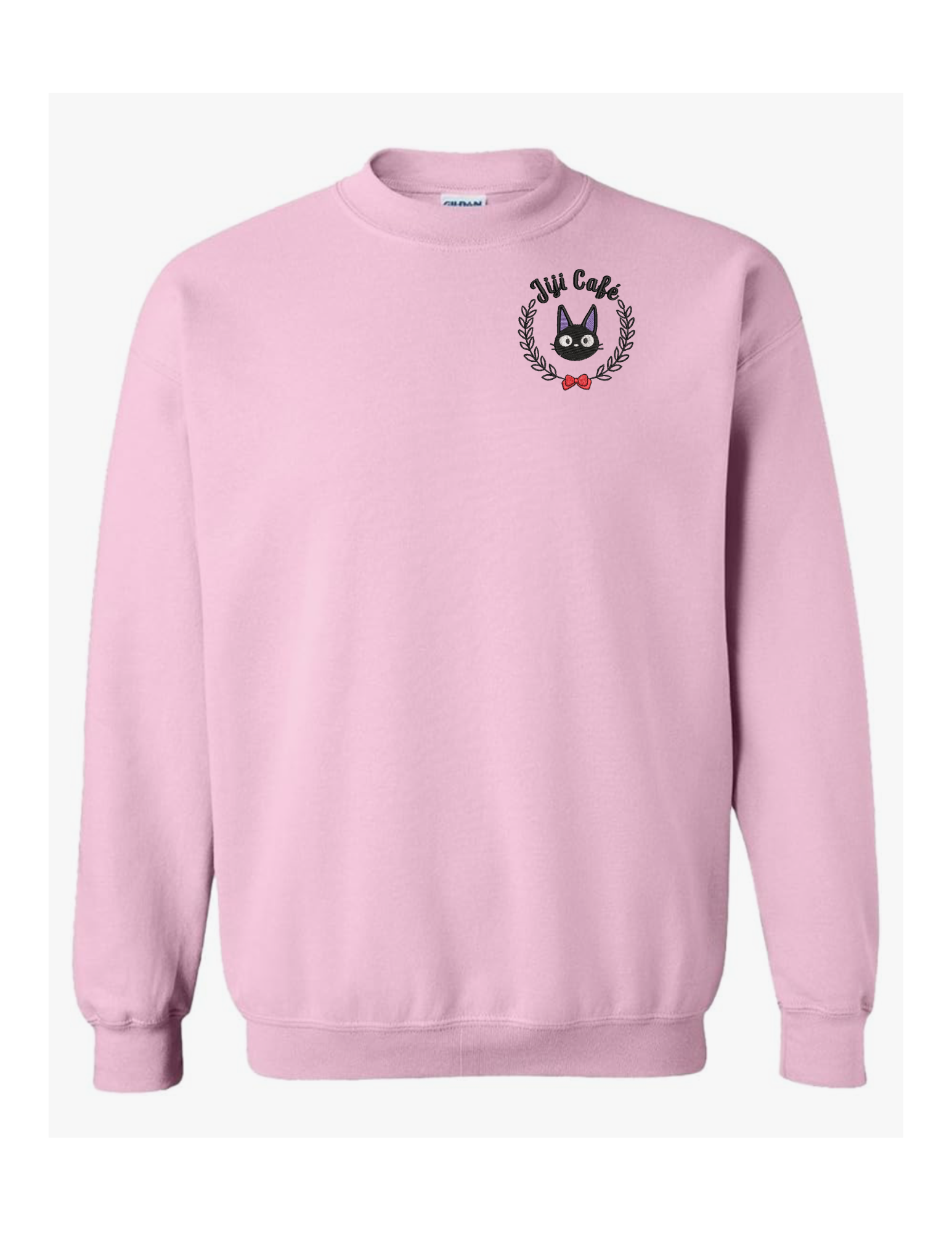 Jiji's Cafe Pocket Crew Neck Pink