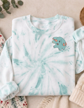 Phanpy Tie Dyed  Pocket Crew Neck Sweater