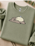 Sleeping Totoro Crew Neck Sage