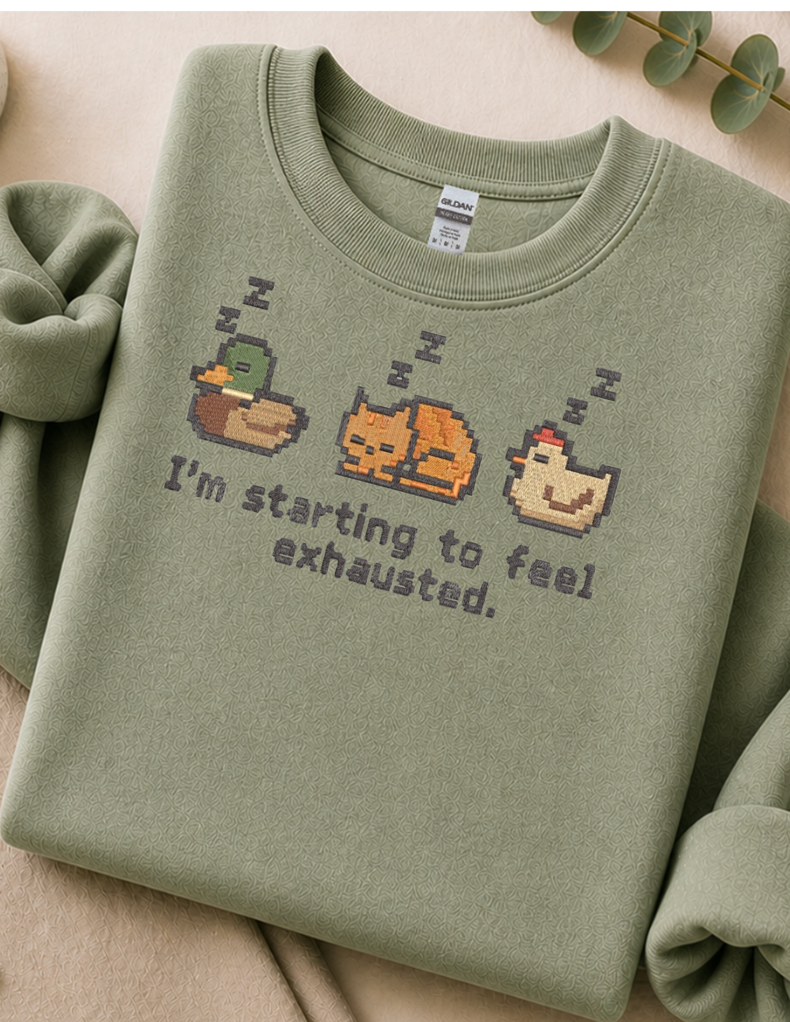 Stardew Valley Sleeping Crew Neck