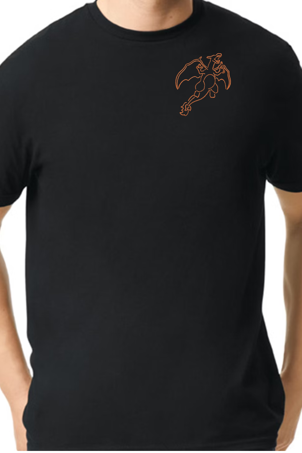 Charizard Outline Pocket Tee