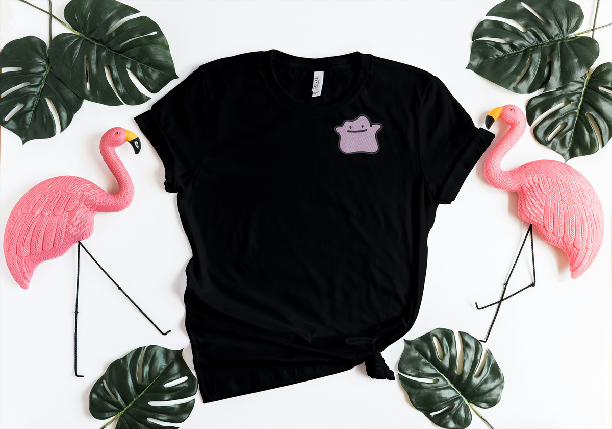 Ditto Pocket Black Tee Shirt