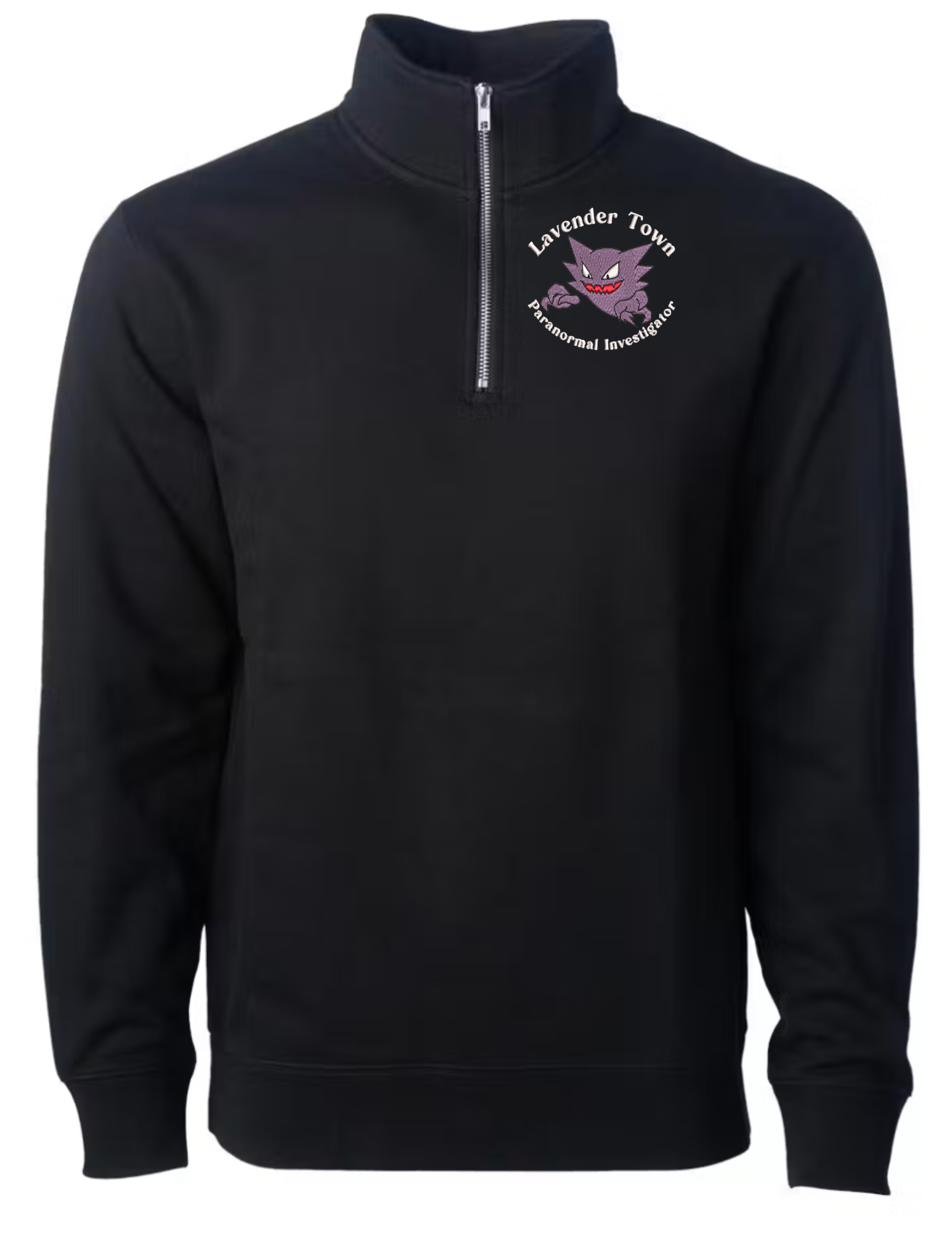 3/4 Zip Haunter Black Crew