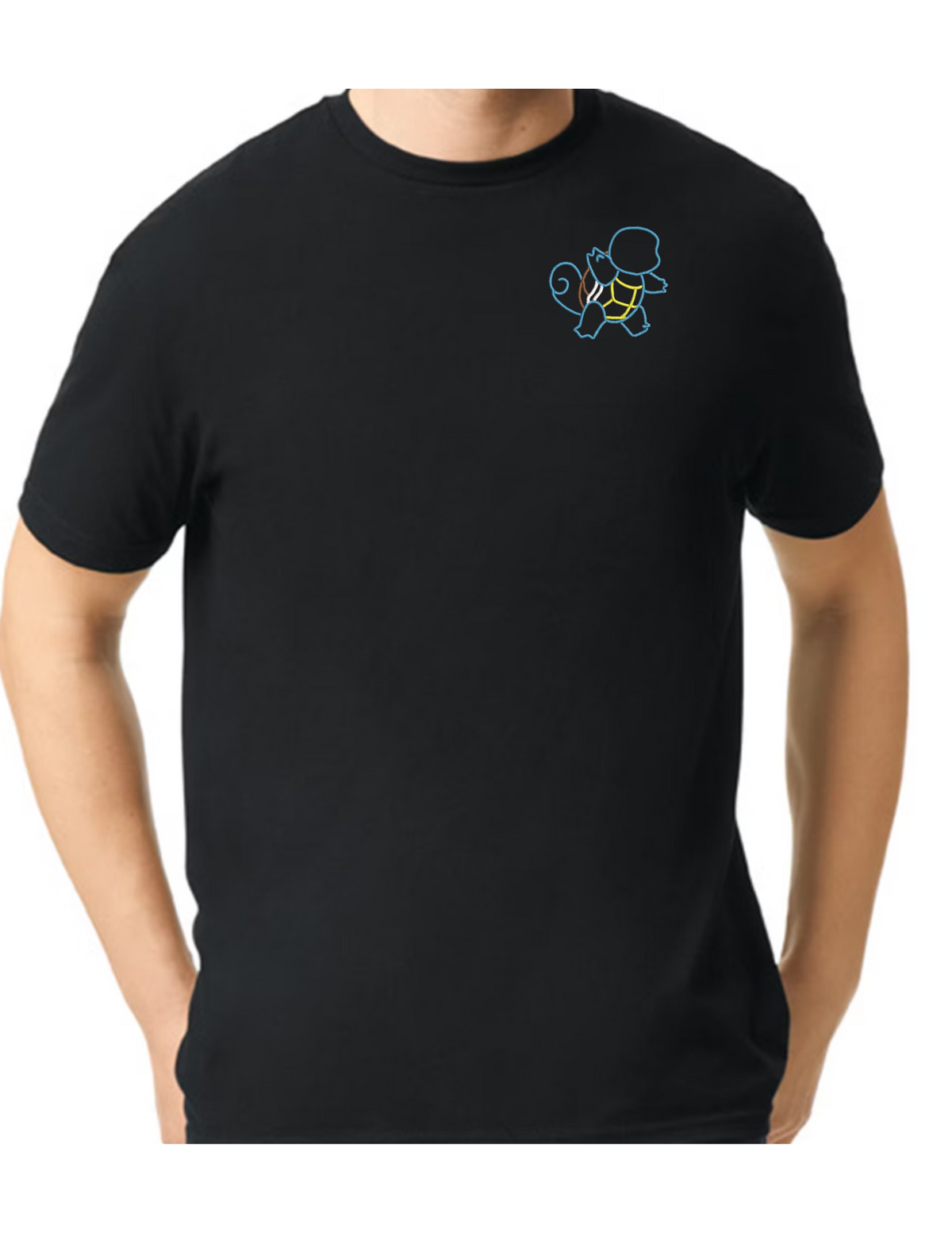Squirttle Outline Pocket Tee